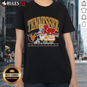 Awesome University of Tennessee Volunteers Ladies Tee in orange with logo, perfect for fans and casual wear.