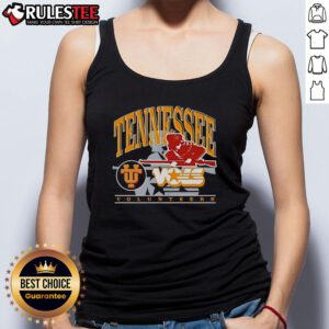 Awesome University of Tennessee Volunteers tank top in orange, showcasing school spirit and athletic style.
