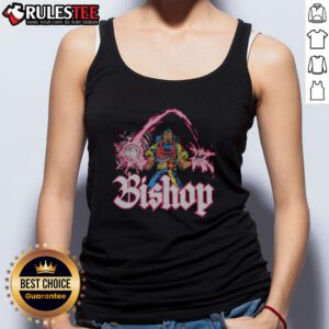 Awesome X-Men Bishop tank top featuring vibrant graphics and a stylish design, perfect for fans of the X-Men series.