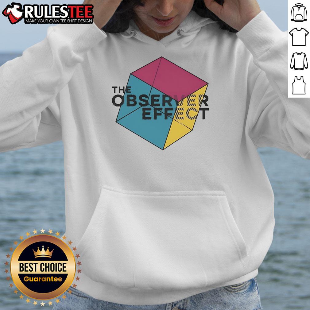 Good Bluecoats The Observer Effect Tour hoodie featuring vibrant design, perfect for fans of the Bluecoats drum corps.