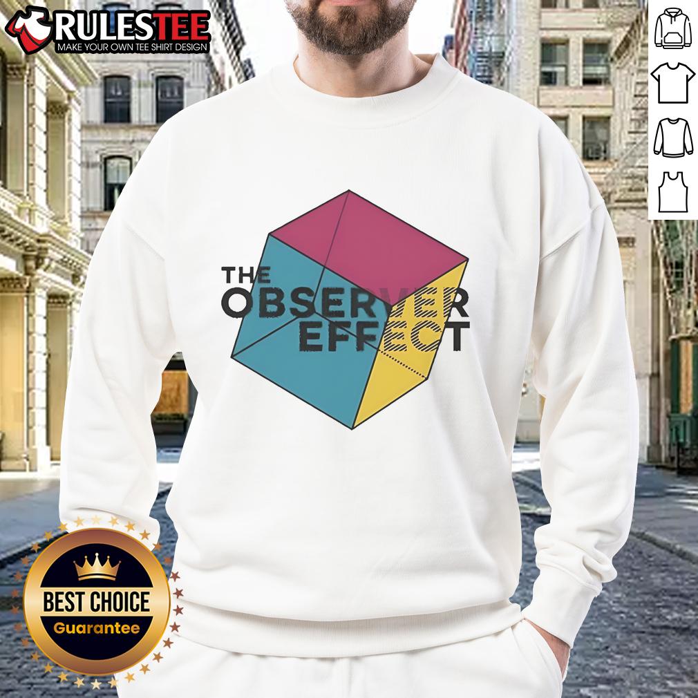 Good Bluecoats The Observer Effect Tour sweatshirt featuring bold graphics and vibrant colors for fans and collectors.