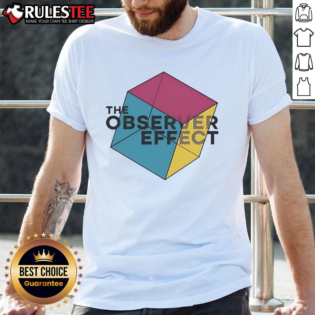 Good Bluecoats The Observer Effect Tour T-Shirt featuring vibrant graphics and tour details for fans and collectors.