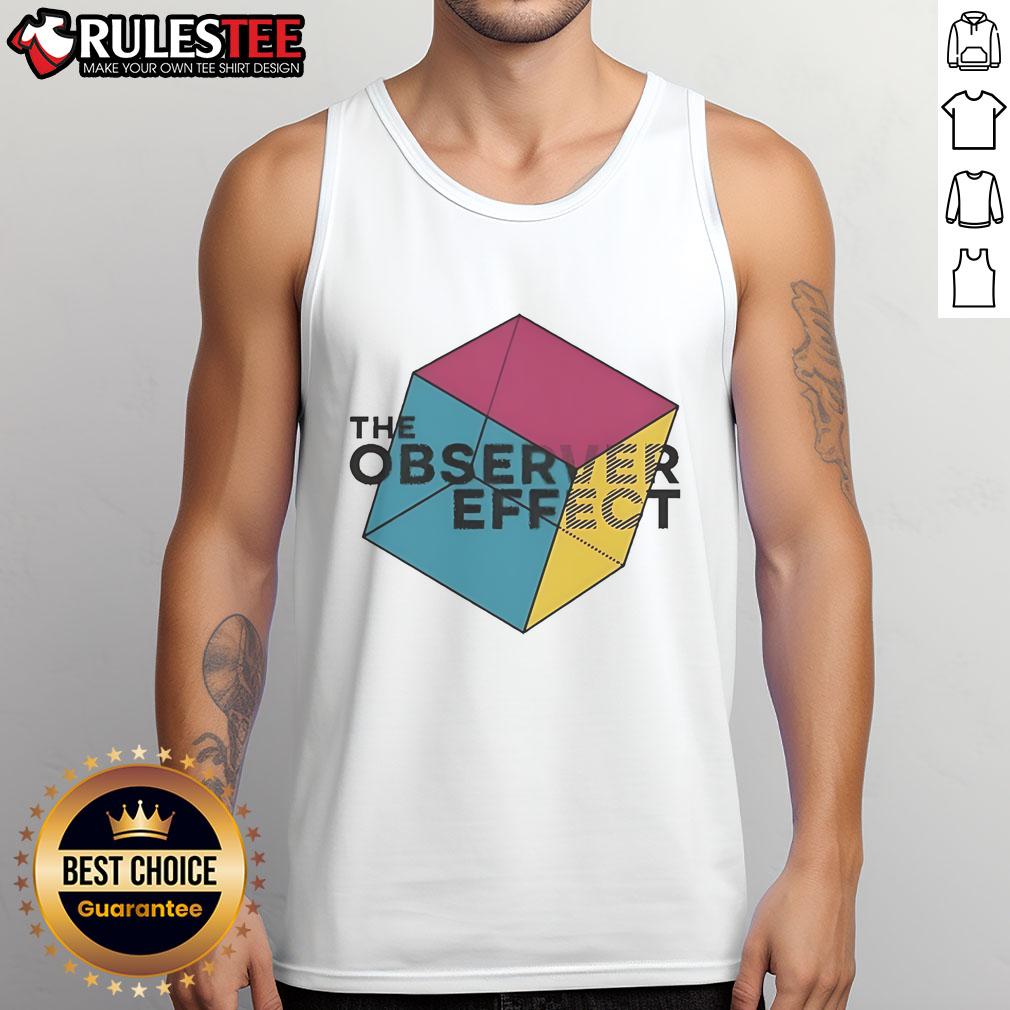 Good Bluecoats The Observer Effect Tour tank top featuring vibrant design and logo, perfect for fans and summer wear.