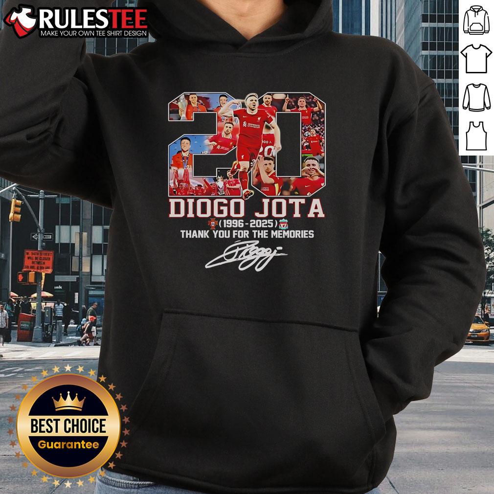 Alt Text: Stylish Diogo Jota Memorial Hoodie for Liverpool FC 2025, featuring signature design and vibrant team colors.