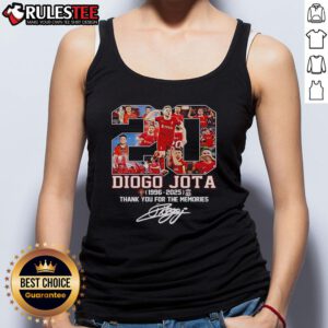 Nice Diogo Jota Memorial Liverpool FC 2025 signature tank top featuring bold graphics and team colors.