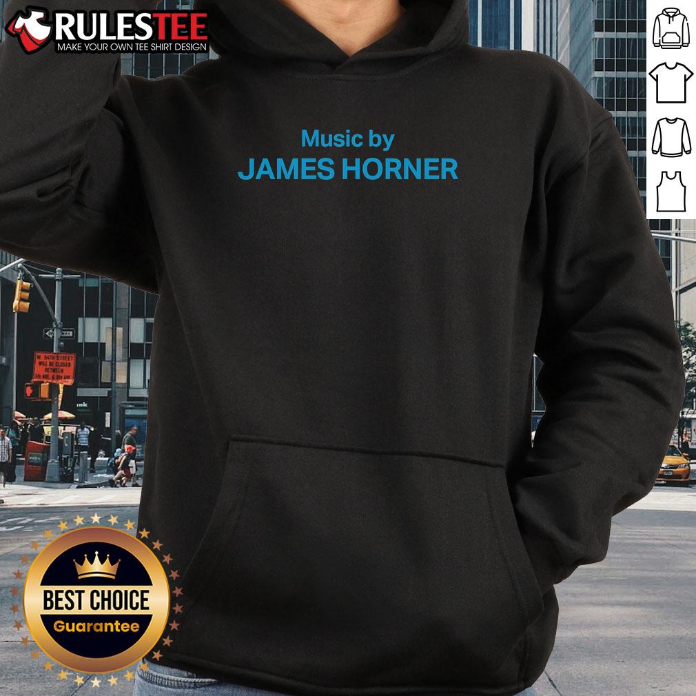 Cozy hoodie featuring 'Nice Music' design by James Horner, perfect for fans of film scores and stylish comfort.