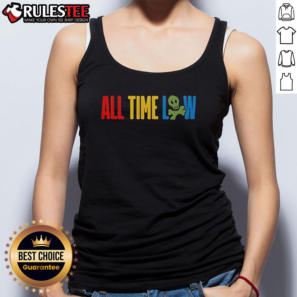 Official All Time Low Logo 2025 Tank Top featuring a stylish design perfect for fans and casual wear.