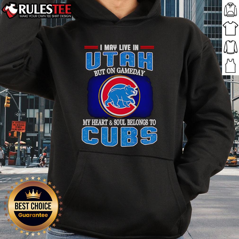 Chicago Cubs hoodie showcasing pride for the team, perfect for fans living in Utah on game day.