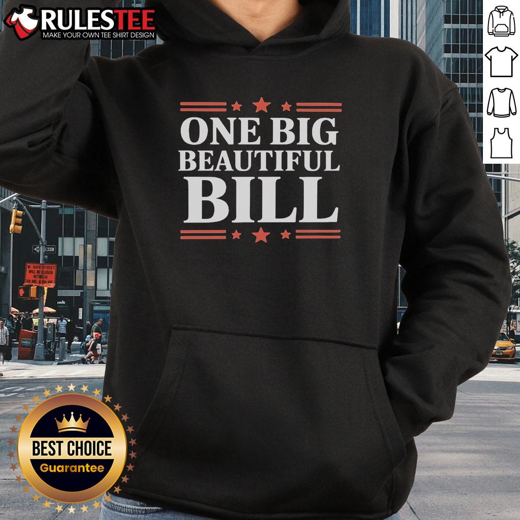 Official One Big Beautiful Bill Hoodie in vibrant colors, showcasing a stylish design perfect for casual wear.