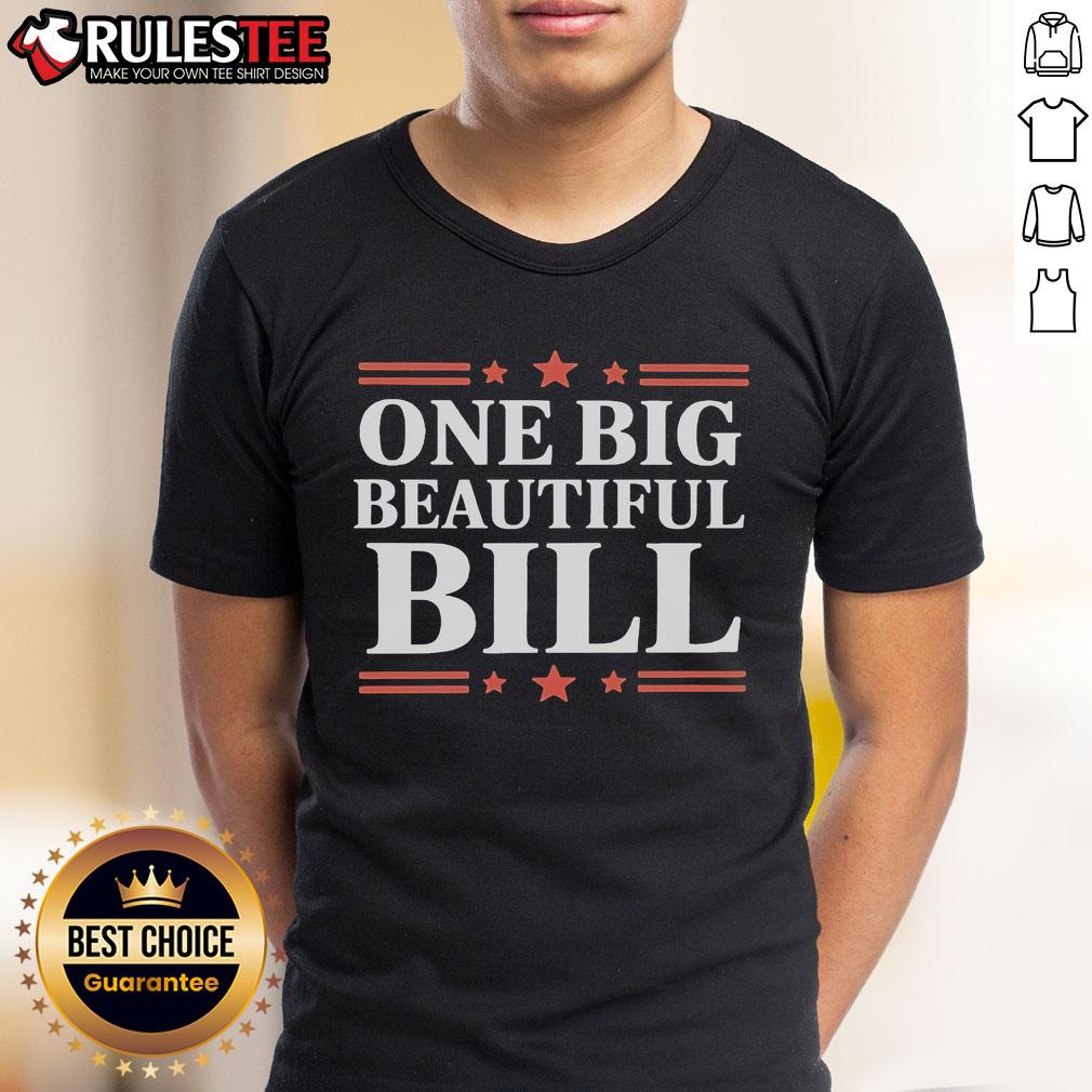 Official One Big Beautiful Bill T-Shirt featuring vibrant colors and a stylish design, perfect for fans and supporters.