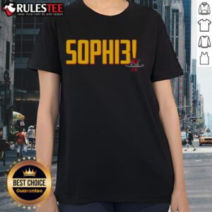 Official Sophie Cunningham Indiana SOPHI3 Ladies Tee featuring stylish design and comfortable fit for fans.