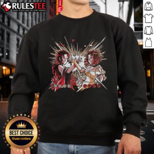 Premium Rose Camellia Sweatshirt featuring a stylish floral design, perfect for casual wear and comfort.