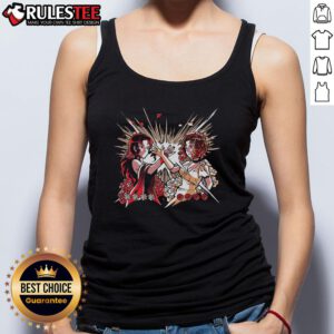 Premium Rose Camellia Tank Top featuring a delicate floral design, perfect for stylish summer outfits.