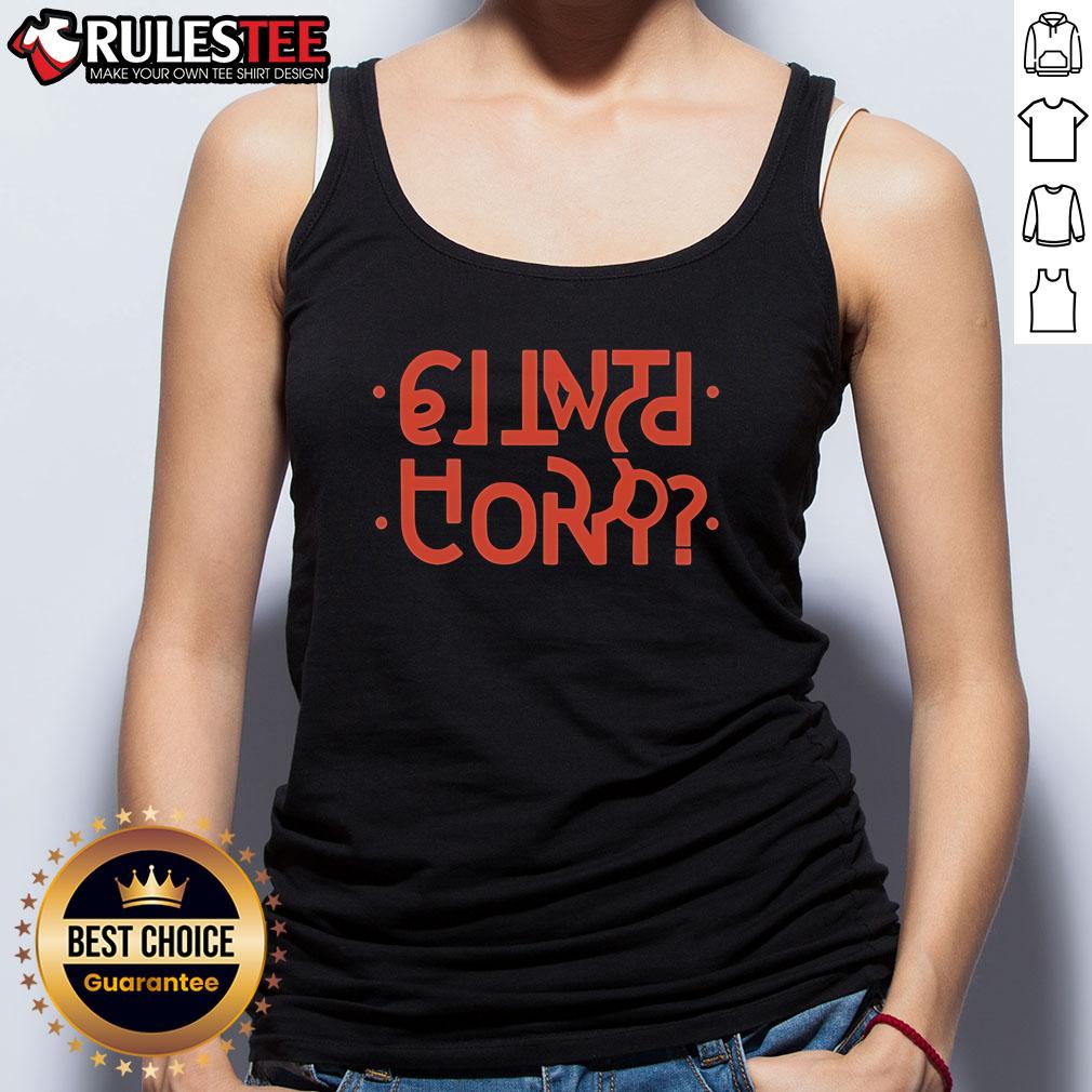 Model wearing a Pretty Cunt You Hidden Message Tank Top, showcasing a stylish and bold graphic design for confident expression.