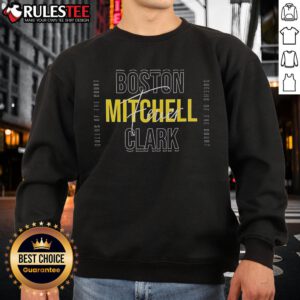 Top Kelsey Mitchell Indiana Fever basketball sweatshirt featuring Boston Howard Clark Hall design, perfect for fans.