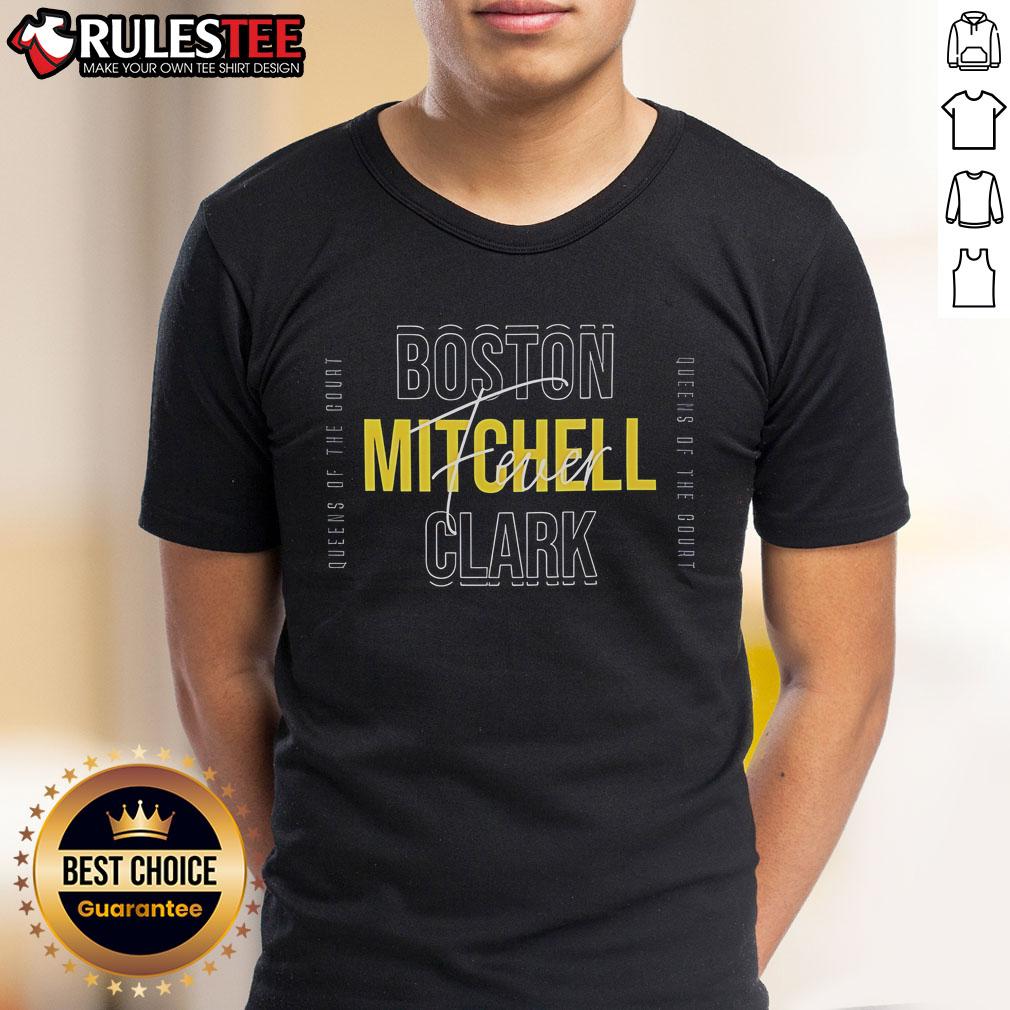 Top Kelsey Mitchell Indiana Fever Basketball T-Shirt featuring Boston Howard Clark Hall design, perfect for fans and collectors.