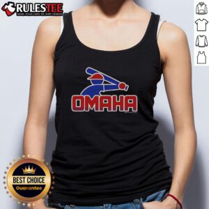 Awesome Omaha Retro College Baseball Tank Top featuring a vintage design for baseball fans and summer wear.