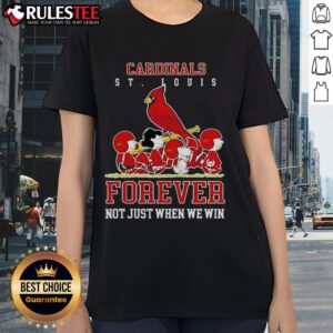 Awesome Peanuts Charlie Brown Snoopy St. Louis Cardinals baseball tee for ladies, perfect for fans year-round!