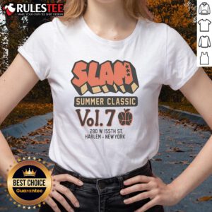 Alt Text: Awesome SLAM Summer Classic Vol. 7 Ladies Tee featuring vibrant graphics and a stylish fit for summer events.