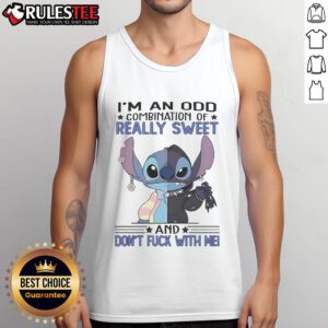 Alt Text: Cute Stitch tank top featuring a playful design that blends sweetness with a bold attitude. Perfect for casual wear.