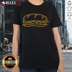 Funny sub sandwich food ladies tee featuring a humorous graphic design perfect for food lovers and casual wear.