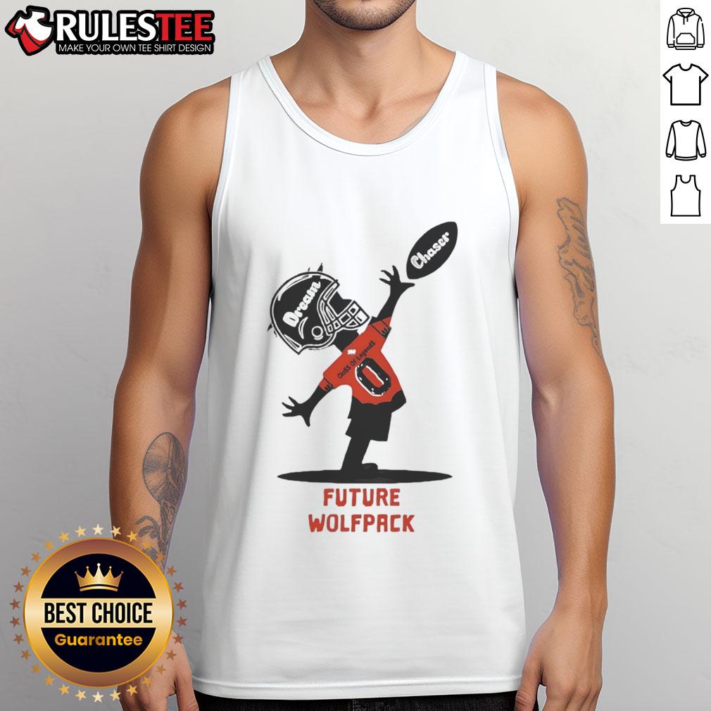 Good Future Wolfpack Dream Chaser Class of Legends tank top featuring a bold design for stylish and motivated individuals.