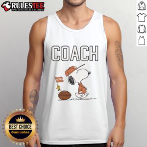 Good Snoopy Coach Texas Longhorns football tank top featuring a playful design for fans and athletes.