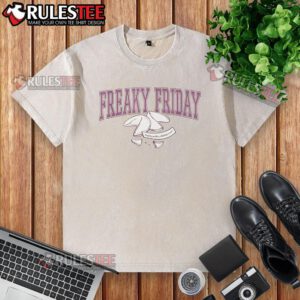 Nice Disney Freaky Friday fortune cookie washed t-shirt design featuring a chill vibe graphic.