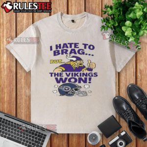 2025 Minnesota Vikings Won Tennessee Titans NFL T-shirt, showcasing fan pride in a stylish washed design.