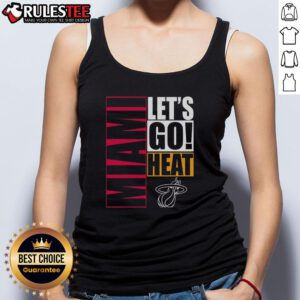 Nice Miami Heat Let's Go tank top in vibrant colors, perfect for fans supporting their team on game day.