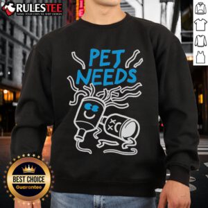Cozy Nice Pet Needs Party Popper sweatshirt featuring a playful design, perfect for pet lovers celebrating special occasions.