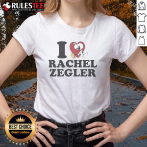 Nice Snoopy I Love Rachel Zegler Ladies Tee featuring a cute Snoopy design and vibrant colors for fans of Rachel Zegler.
