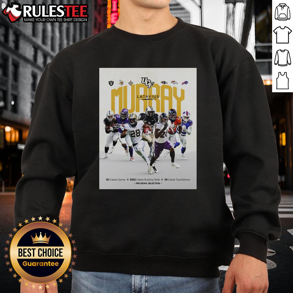 UCF Knights football sweatshirt featuring player Latavius Murray, ideal for fans and game day attire.