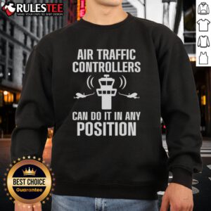 Alt Text: Official Air Traffic Controller sweatshirt, perfect for any position in ATC flight control, featuring a stylish design.