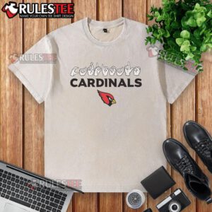 Arizona Cardinals Football Homage youth t-shirt featuring love hand signals design in a washed style.