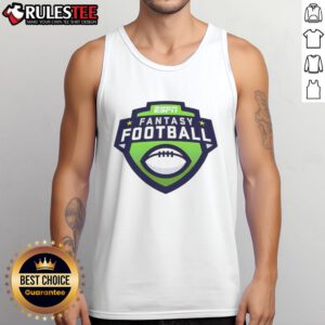 Official ESPN Fantasy Football 2025 logo tank top featuring a sporty design perfect for fans and players alike.