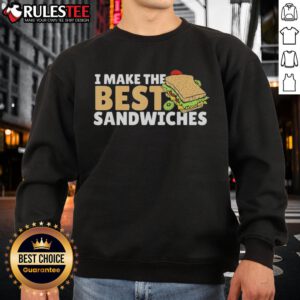Alt Text: Official Hero Sandwich Maker sweatshirt, perfect for making the best sandwiches, featuring a stylish design in DC.
