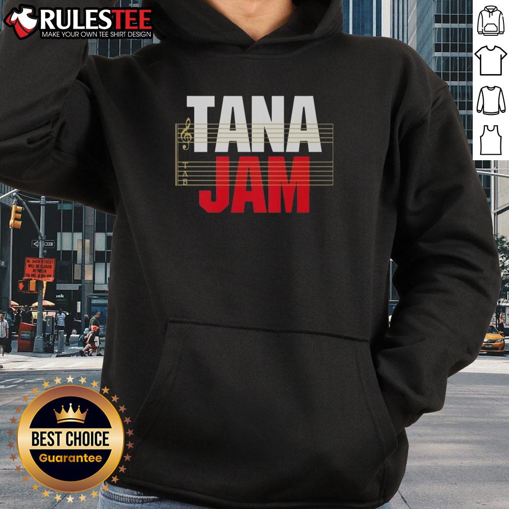 Alt Text: Official Hiroshi Tanahashi Tana Jam Hoodie featuring a stylish design, perfect for wrestling fans and collectors.