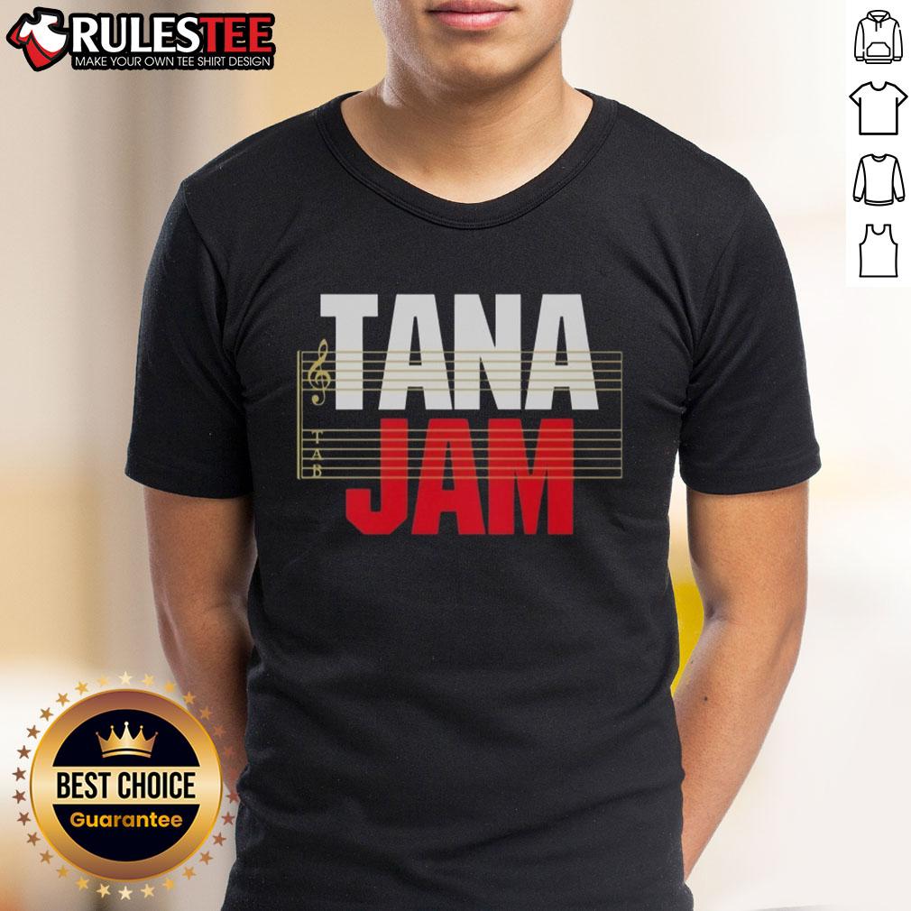 Official Hiroshi Tanahashi Tana Jam T-Shirt featuring vibrant design and bold graphics for wrestling fans.