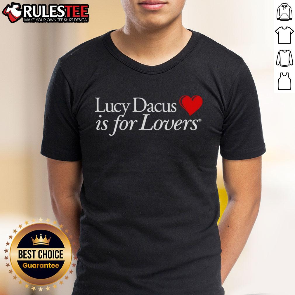 Official Lucy Dacus Is For Lovers T-Shirt featuring a stylish design and vibrant colors, perfect for fans.