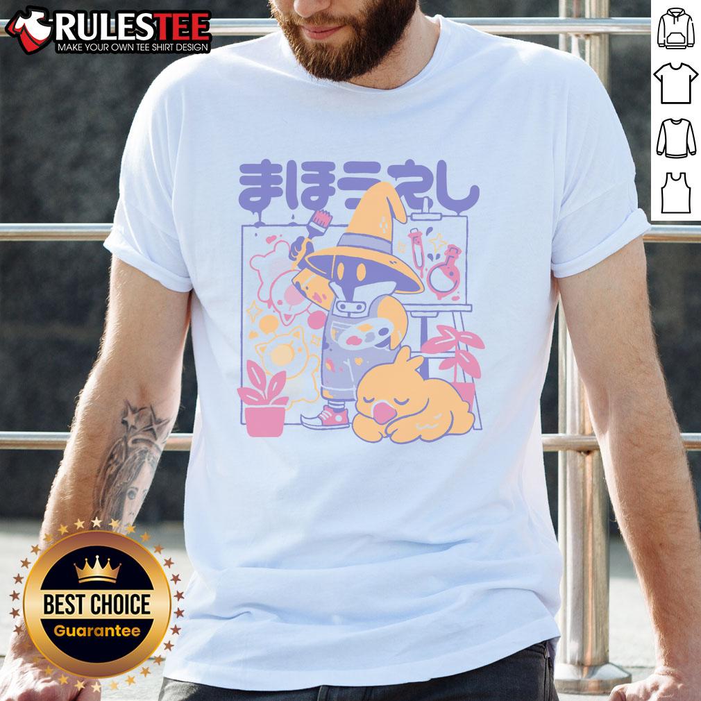 Pretty Artsy Mage T-Shirt featuring a colorful mage design with mystical elements, perfect for fantasy fans.