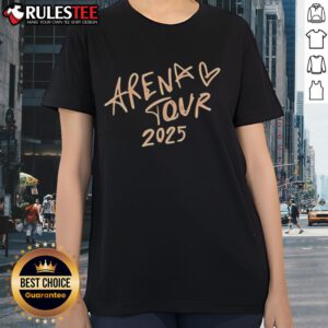Alt Text: Pretty Vincent Weiss Arena Tour 2025 Ladies Tee featuring vibrant design and stylish fit for concert fans.