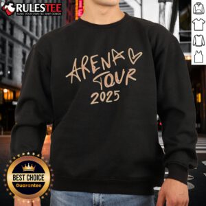 Pretty Vincent Weiss Arena Tour 2025 sweatshirt featuring vibrant design and cozy fit for fans.