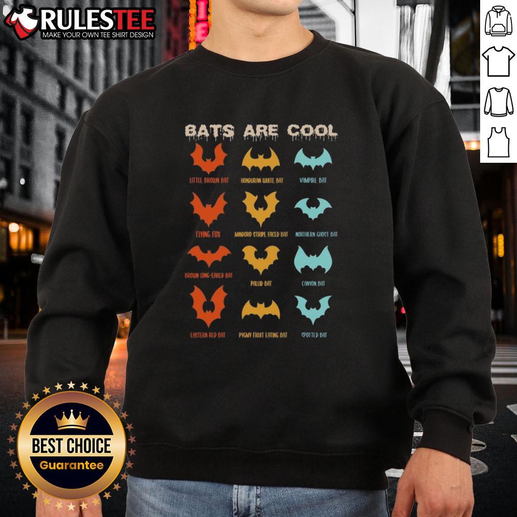 Alt Text: Chiropterologist wings sweatshirt featuring awesome bats and different kinds of bats design for bat enthusiasts.