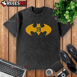 Alt Text: Awesome Bryce Underwood is Batman washed t-shirt featuring a bold graphic design perfect for superhero fans.