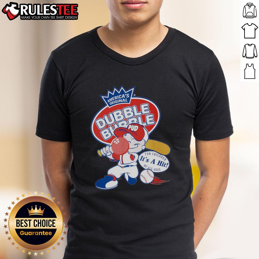 Alt Text: Awesome Dubble Bubble It's A Hit T-Shirt featuring vibrant colors and playful graphics, perfect for casual wear.