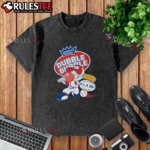 Awesome Dubble Bubble washed t-shirt featuring vibrant colors and a fun graphic design, perfect for casual wear.
