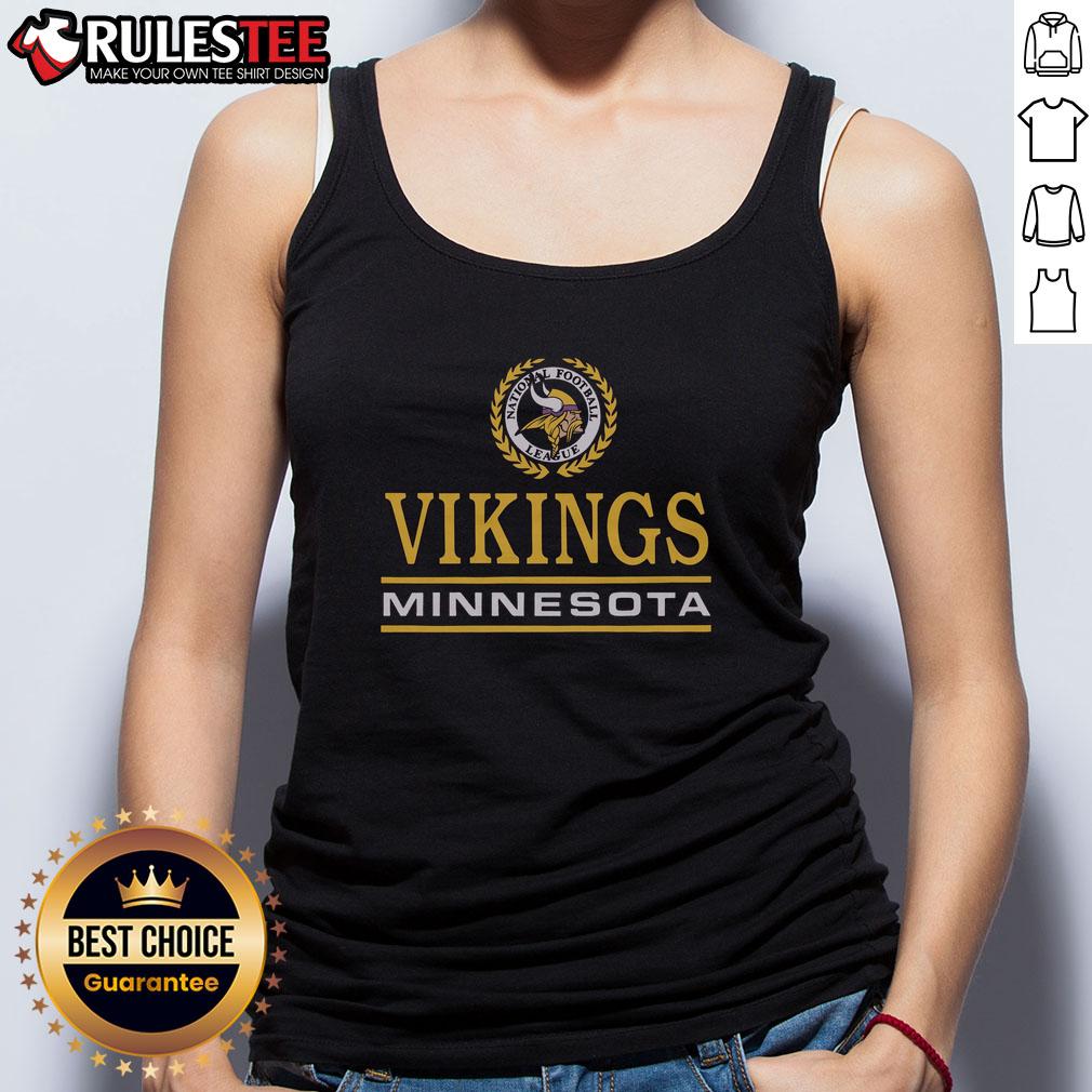 Awesome Minnesota Vikings Crest Tank Top featuring bold team colors and logo, perfect for fans and summer wear.