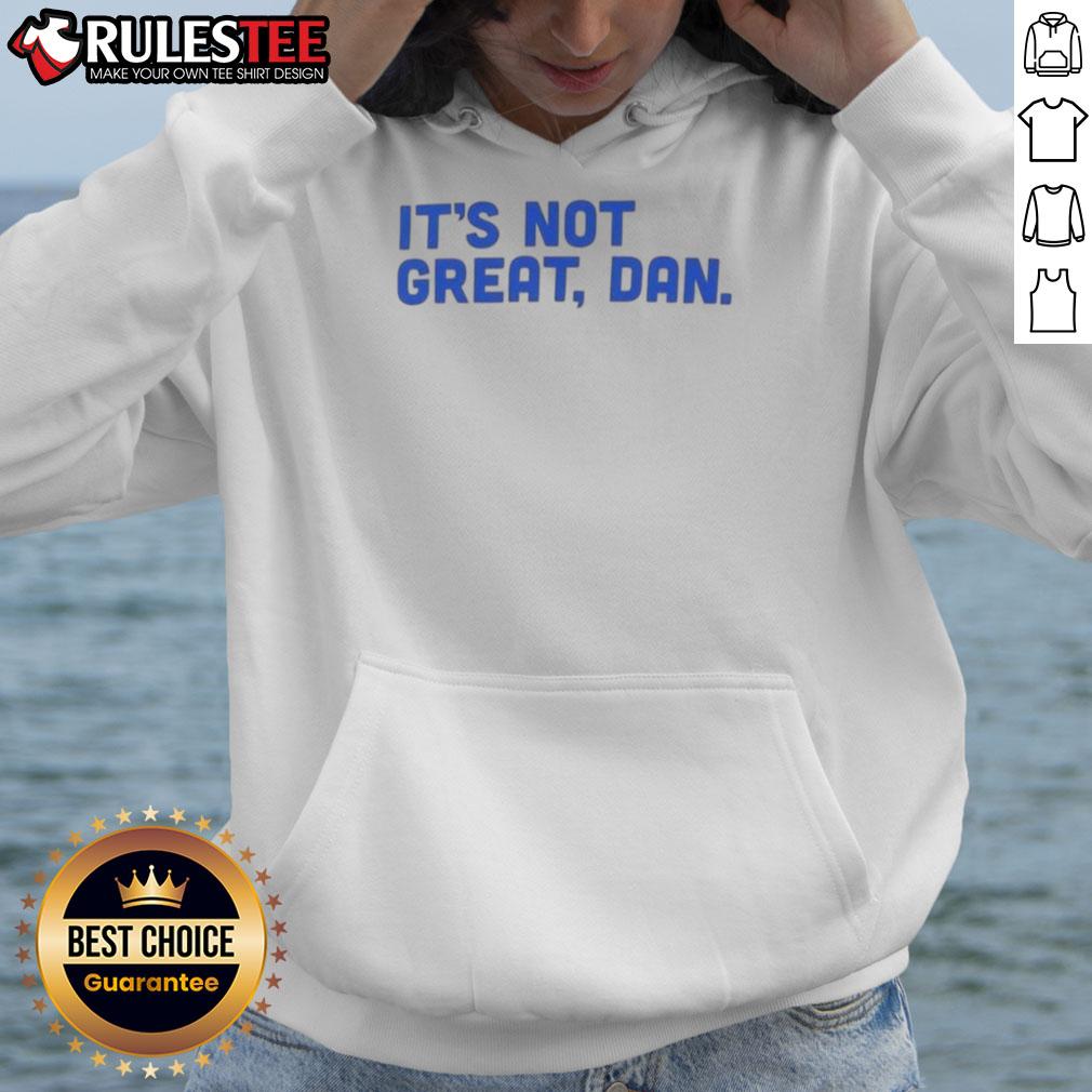 Funny It's Not Great Dan Natural Hoodie featuring a playful design, perfect for casual wear and dog lovers.
