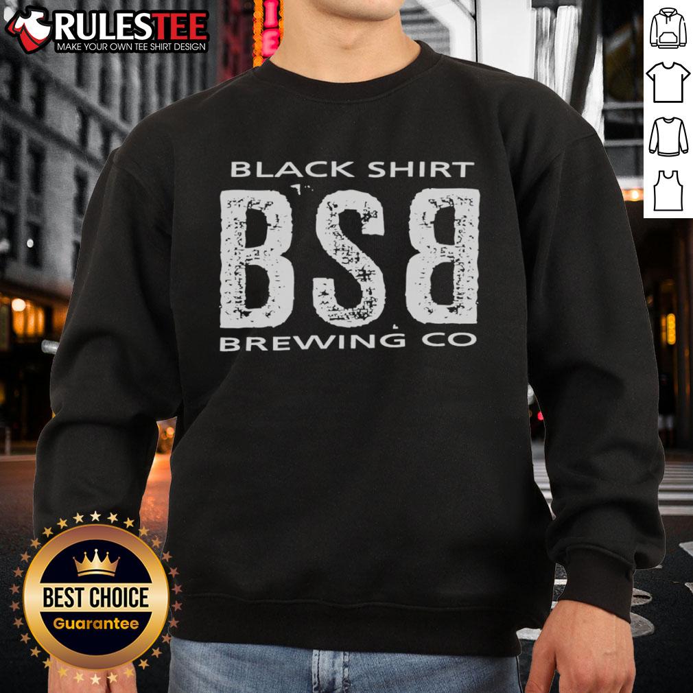 Alt Text: Good Black Shirt Brewing Co sweatshirt from BSB in Denver, Colorado, showcasing stylish design and comfort.